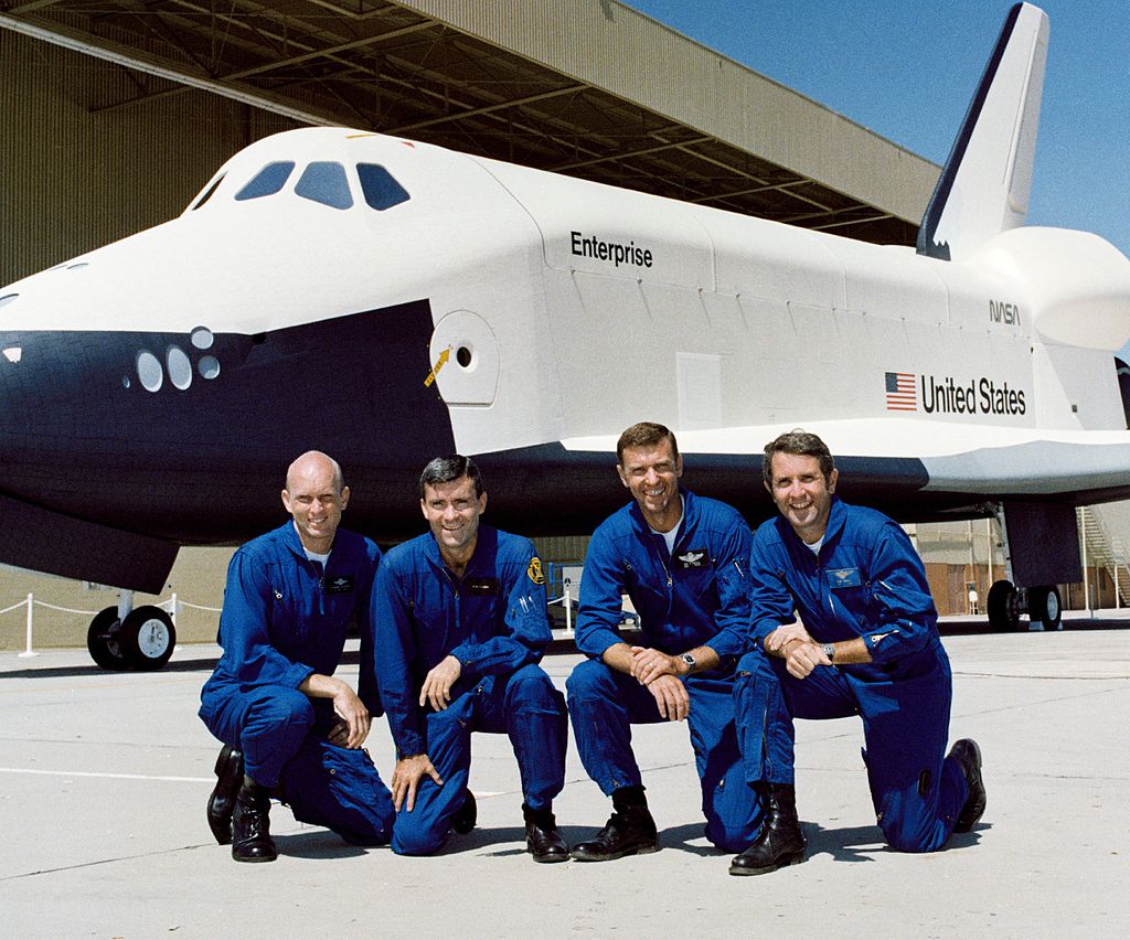 Space Shuttle Approach and Landing Tests crews cropped